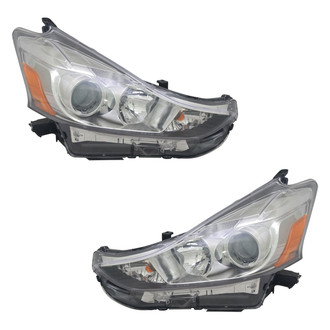 TYC® - Driver and Passenger Side Replacement Headlight Set (Standard Line)