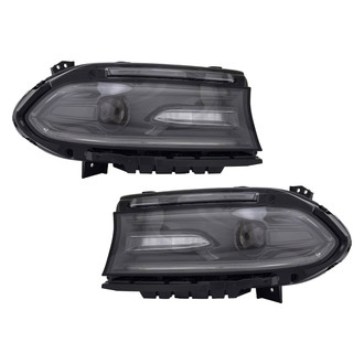 TYC® - Driver and Passenger Side Replacement Headlight Set (CAPA Certified)