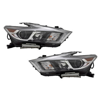 TYC® - Driver and Passenger Side Replacement Headlight Set (CAPA Certified)