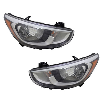 TYC® - Driver and Passenger Side Replacement Headlight Set (Standard Line)