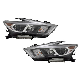 TYC® - Driver and Passenger Side Replacement Headlight Set (CAPA Certified)