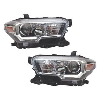 TYC® - Driver and Passenger Side Replacement Headlight Set (CAPA Certified)