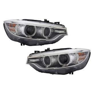 TYC® - Driver and Passenger Side Replacement Headlight Set Lens and Housing (Standard Line)