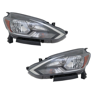 TYC® - Driver and Passenger Side Replacement Headlight Set (CAPA Certified)