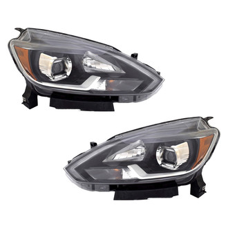 TYC® - Driver and Passenger Side Replacement Headlight Set (CAPA Certified)