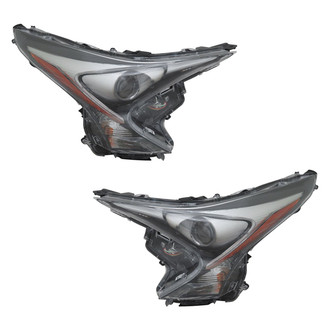 TYC® - Driver and Passenger Side Replacement Headlight Set (Standard Line)