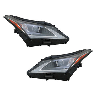 TYC® - Driver and Passenger Side Replacement Headlight Set (CAPA Certified)