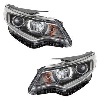 TYC® - Driver and Passenger Side Replacement Headlight Set (CAPA Certified)