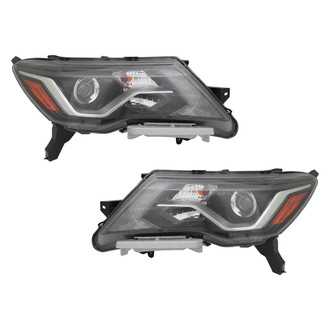 TYC® - Driver and Passenger Side Replacement Headlight Set (CAPA Certified)