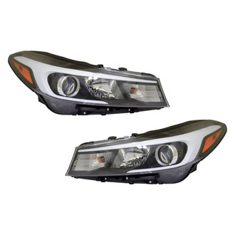 TYC® - Driver and Passenger Side Replacement Headlight Set (CAPA Certified)