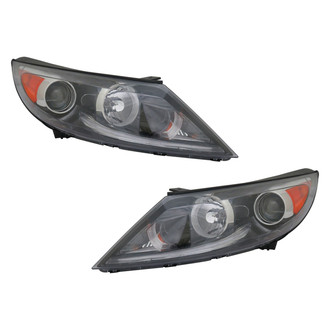 TYC® - Driver and Passenger Side Replacement Headlight Set (CAPA Certified)