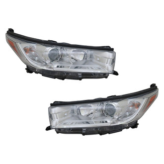 TYC® - Driver and Passenger Side Replacement Headlight Set (CAPA Certified)