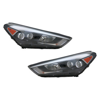 TYC® - Driver and Passenger Side Replacement Headlight Set (CAPA Certified)