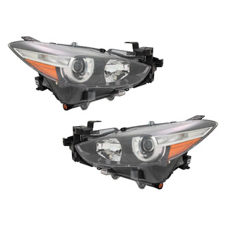 TYC® - Driver and Passenger Side Replacement Headlight Set (CAPA Certified)