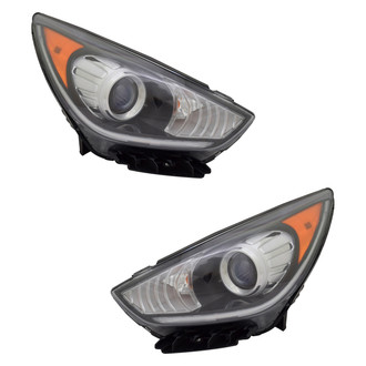 TYC® - Driver and Passenger Side Replacement Headlight Set (CAPA Certified)