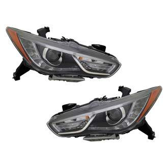 TYC® - Driver and Passenger Side Replacement Headlight Set (Standard Line)