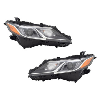TYC® - Driver and Passenger Side Replacement Headlight Set (CAPA Certified)