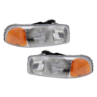 TYC® - Driver and Passenger Side Replacement Headlight Set (CAPA Certified)