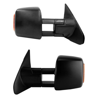 TYC® - Driver and Passenger Side Power Towing Mirror Set (Heated, Foldaway) (Standard Line)