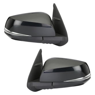TYC® - Driver and Passenger Side Power View Mirror Set (Heated, Foldaway) (Standard Line)