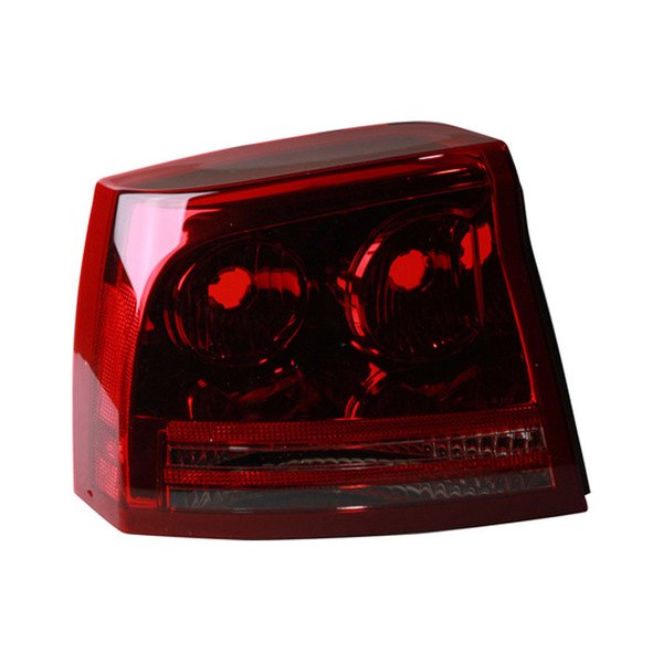 TYC® - Driver Side Replacement Tail Light Lens and Housing, Dodge Charger