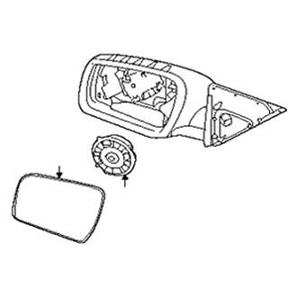 TYC® - Passenger Side Power View Mirror (Non-Heated, Foldaway) (Standard Line)