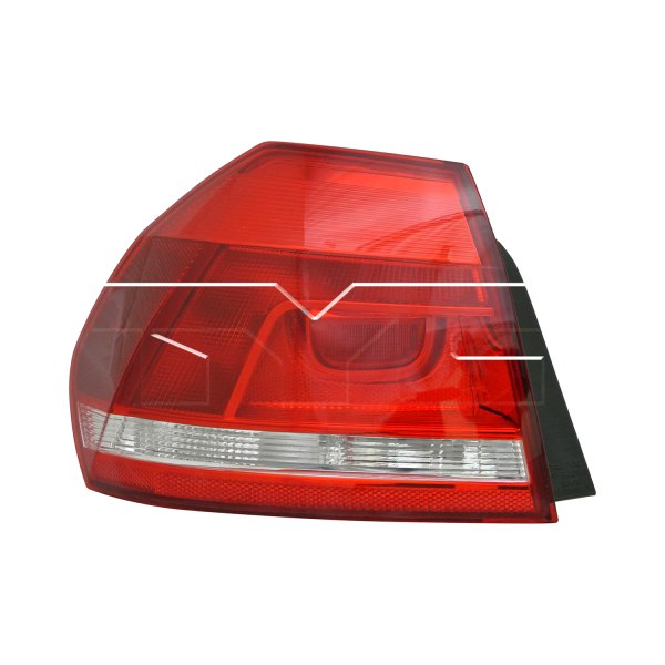 TYC® - Driver Side Outer Replacement Tail Light, Volkswagen Passat
