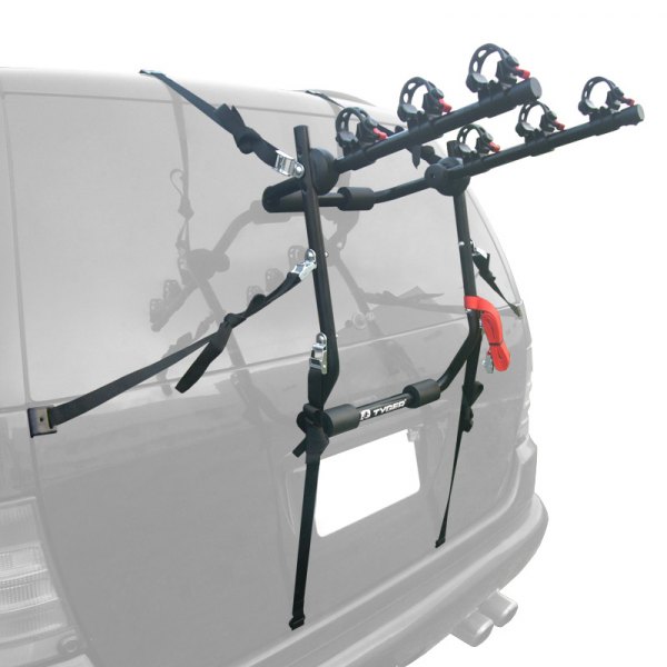 Tyger® - Deluxe™ Trunk Mount Bike Rack for 3 Bikes