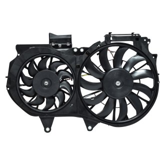 Universal Air Conditioner FA 50182C Dual Radiator and Condenser Fan Assembly UAC Universal Air Conditioner FA 50182C Dual Radiator and Condenser Fan Assembly UAC