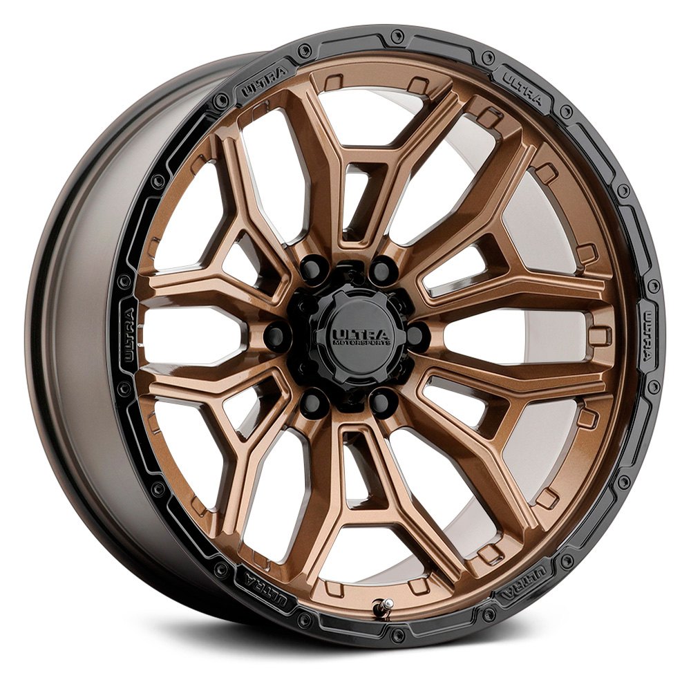 ULTRA® 126BZ WARMONGER 6 Wheels Bright Bronze with Black Lip and