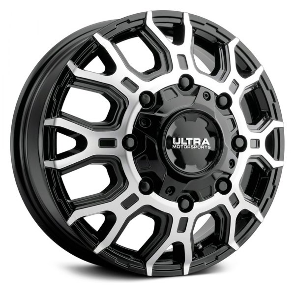 ULTRA® - 022U SCORPION DUALLY Gloss Black with Machined Face and Clear Coat