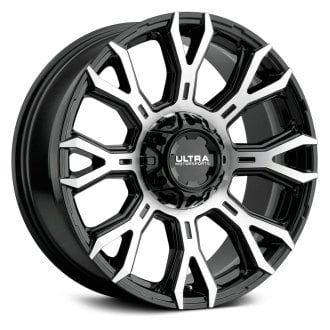ULTRA® - 123U SCORPION Gloss Black with Diamond Cut Face and Clear Coat