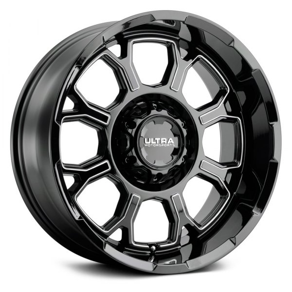 ULTRA® - 124BM COMMANDER Gloss Black with Milled Accents and Clear Coat