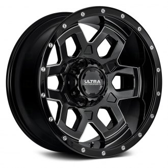 ULTRA® - 217BM WARLOCK WITH COVERED LUGS Gloss Black with Cnc Milled Accents and Clear Coat