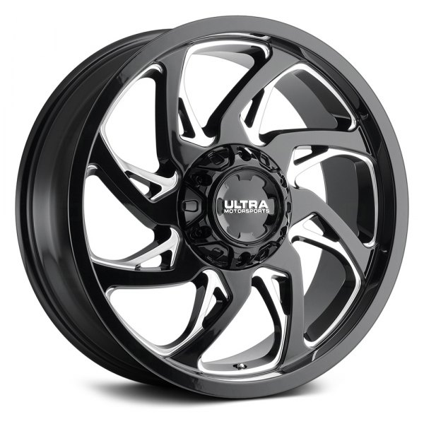 ULTRA® - 230 VILLAIN WITH COVERED LUGS Gloss Black with Milled Accents and Clear Coat