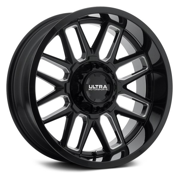 ULTRA® - 231 BUTCHER WITH COVERED LUGS Gloss Black with Milled Accents and Clear Coat