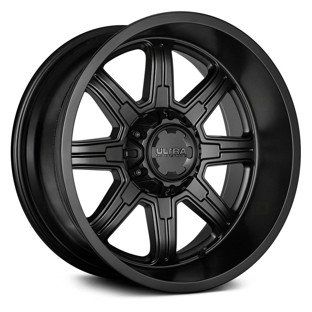 ULTRA® 229SB MENACE WITH COVERED LUGS Wheels Satin Black with Clear