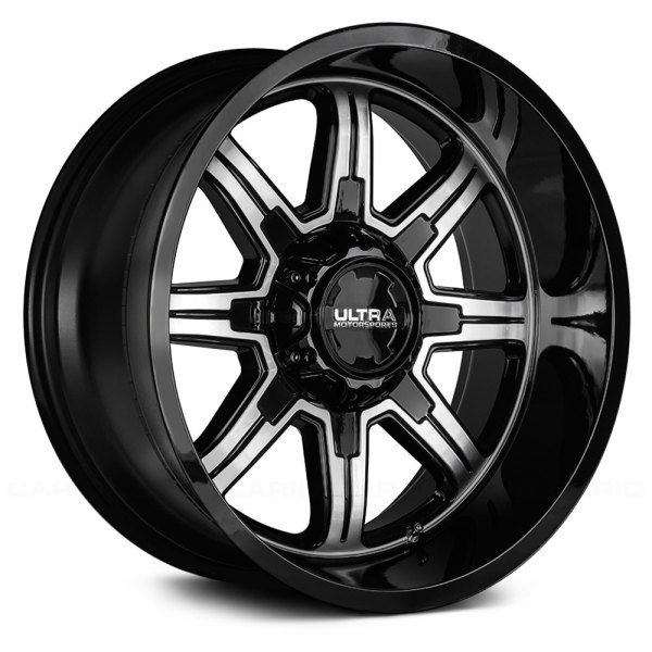 ULTRA® - 229 MENACE Gloss Black with Diamond Cut Accents and Clear Coat
