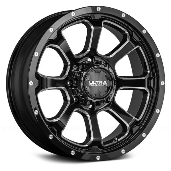 ULTRA® - 219BM NEMESIS WITH EXPOSED LUGS Gloss Black with Milled Accents and Clear Coat