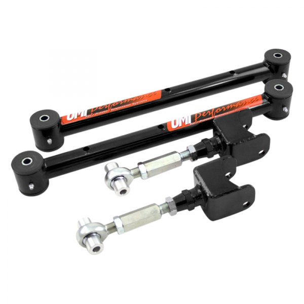 UMI Performance® - Rear Rear Upper and Lower Upper and Lower Adjustable Tubular 12-Bolt Swap Control Arm Kit