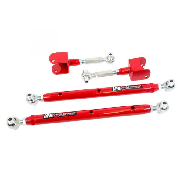 UMI Performance® - Rear Rear Upper and Lower Upper and Lower Double Adjustable Tubular Control Arm Kit