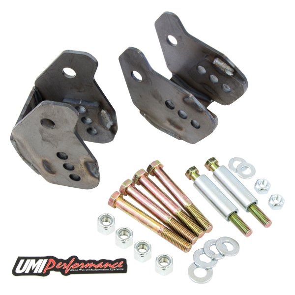 UMI Performance® - Rear Lower Weld-In Control Arm Relocation Brackets