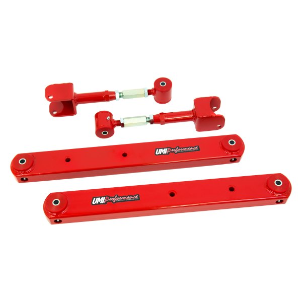 UMI Performance® - Rear Rear Upper and Lower Upper and Lower Adjustable Tubular/Boxed Control Arm Kit