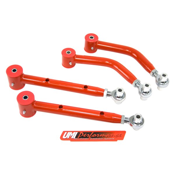 UMI Performance® - Rear Rear Upper and Lower Upper and Lower Adjustable Tubular Control Arm Kit