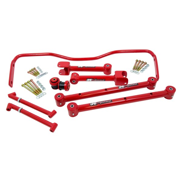 UMI Performance® - Rear Upper and Lower Non-Adjustable Tubular Complete Suspension Kit