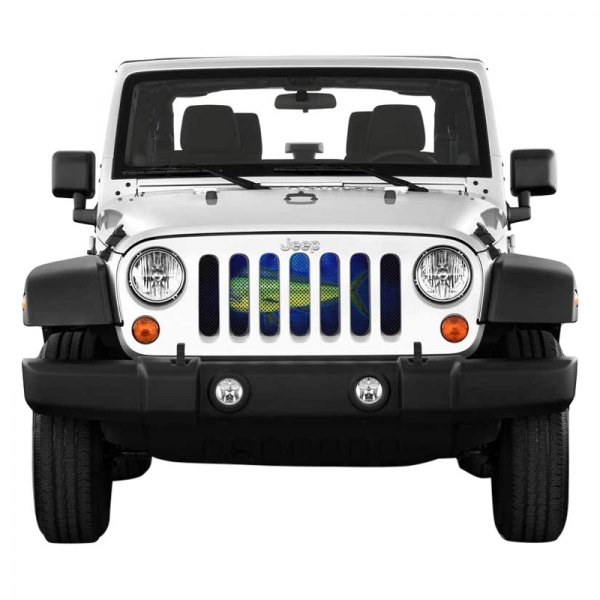 Under The Sun Inserts® - 1-Pc Animal Themed Series Mahi Mahi Style Perforated Main Grille
