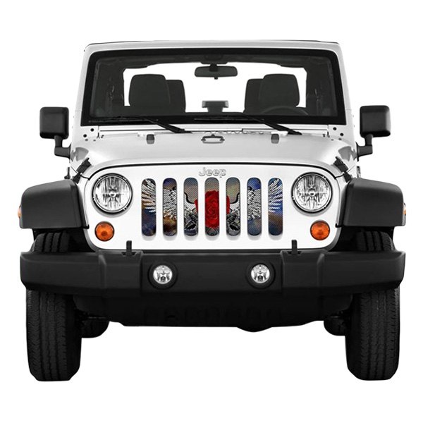 Under The Sun Inserts® - 1-Pc Outdoor Themed Series Angel Wings Style Perforated Main Grille
