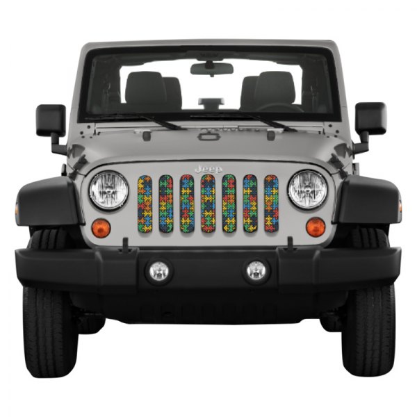 Under The Sun Inserts® - 1-Pc Misc Series Autism United Style Perforated Main Grille