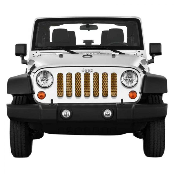 Under The Sun Inserts® - 1-Pc Outdoor Themed Series Honeycomb Black Style Perforated Main Grille