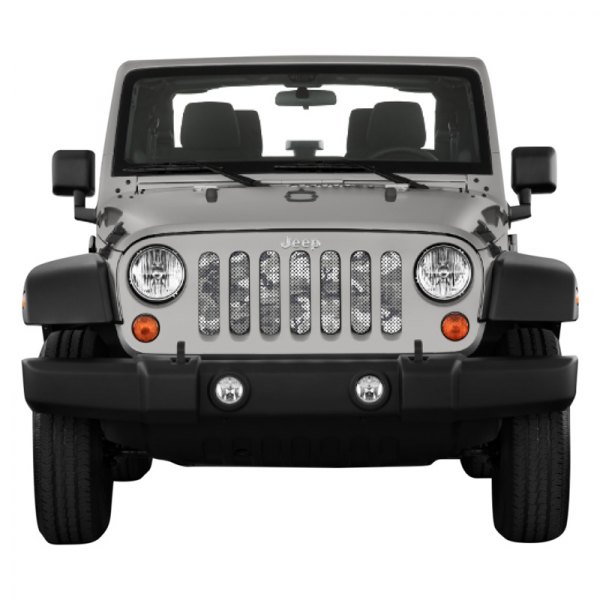 Under The Sun Inserts® - 1-Pc Military Themed Series Urban Camo Style Perforated Main Grille